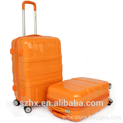 orange hardsided Carry On Uprights for luggage